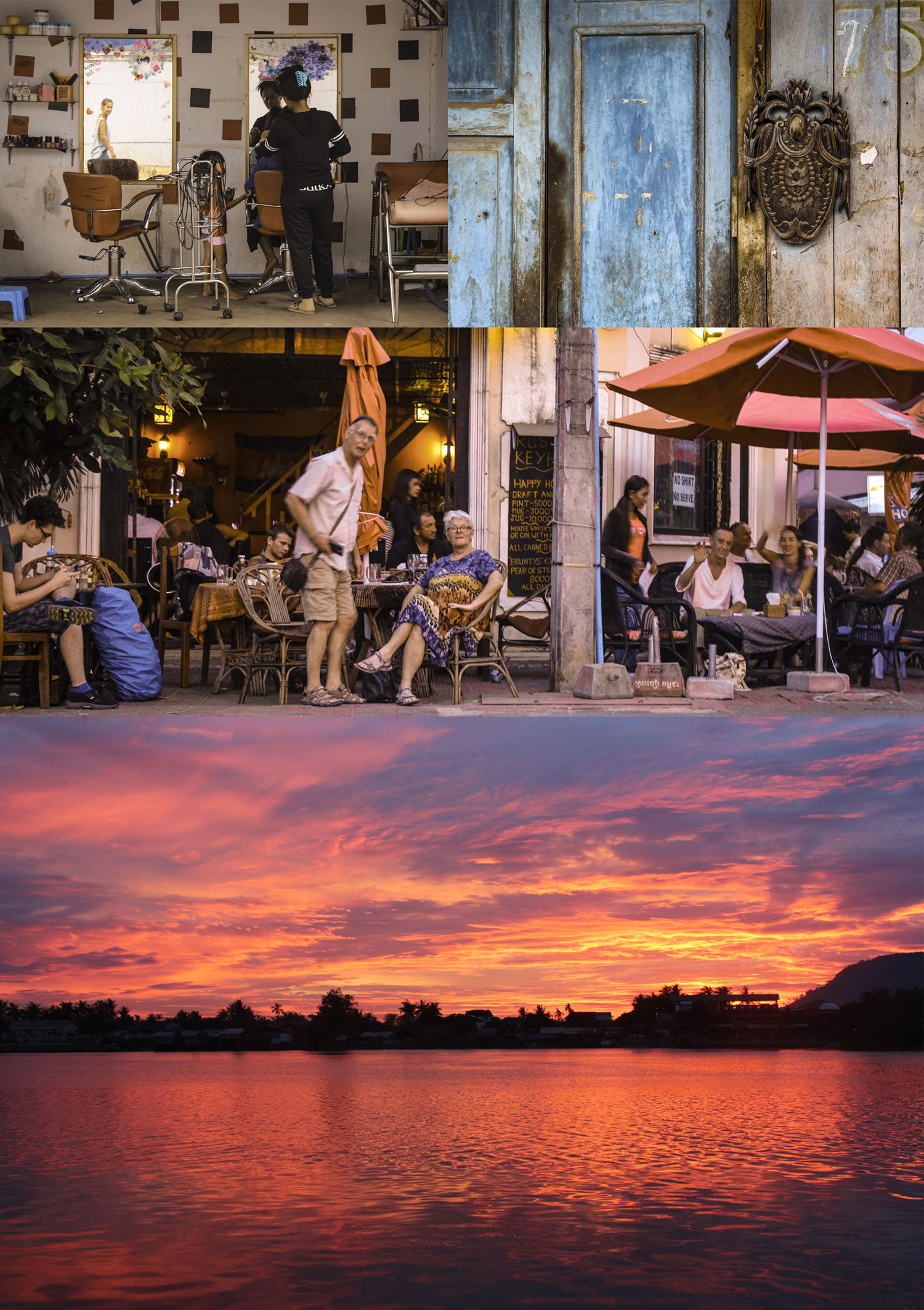 Kampot Cambodia sunset