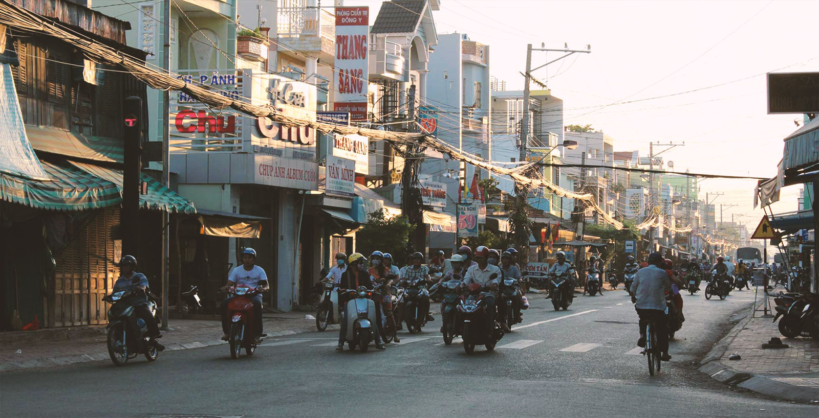 Chau Doc to Ho Chi Minh trafic - Bild