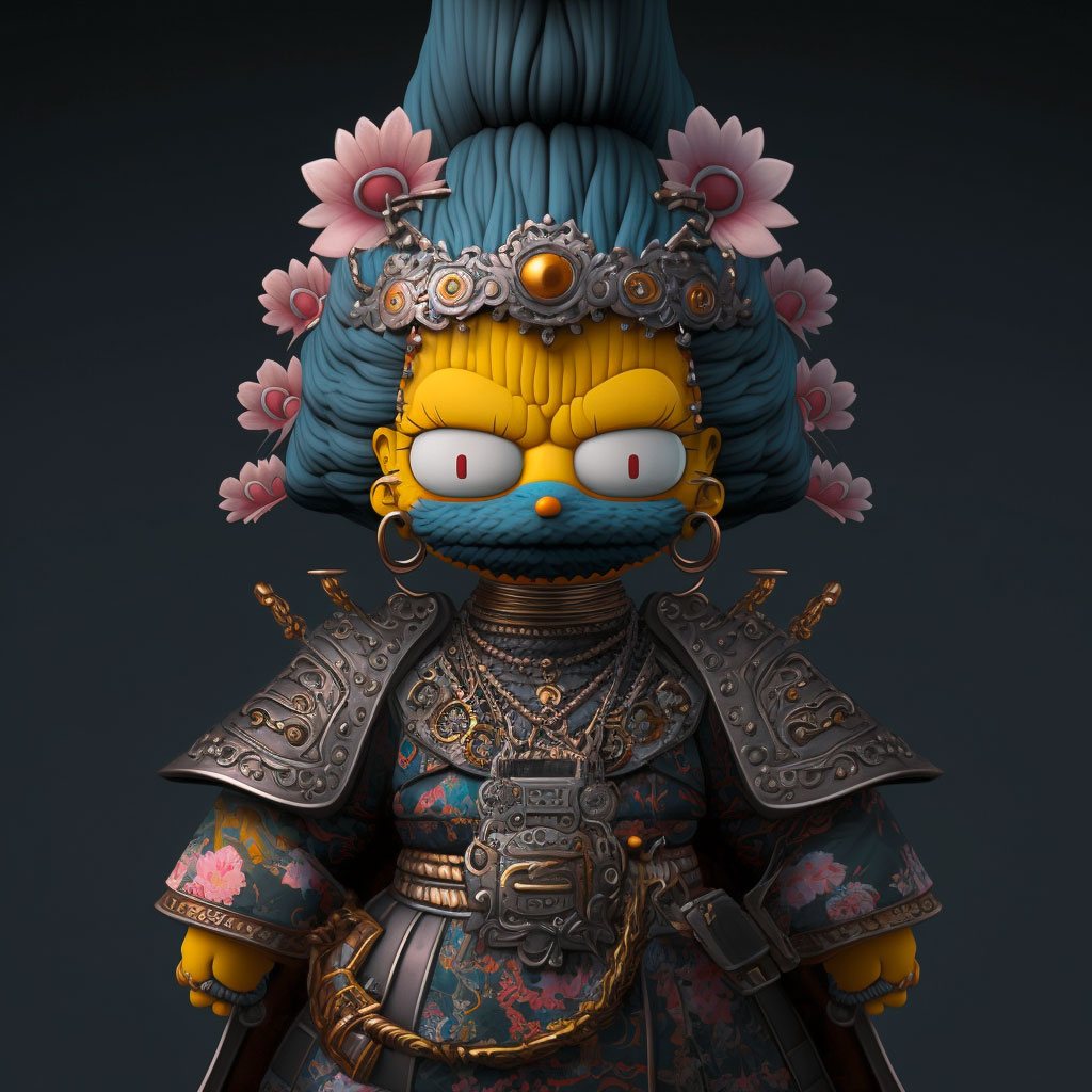 Simpsons Samurai Edition - Maggie